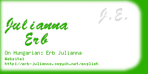 julianna erb business card